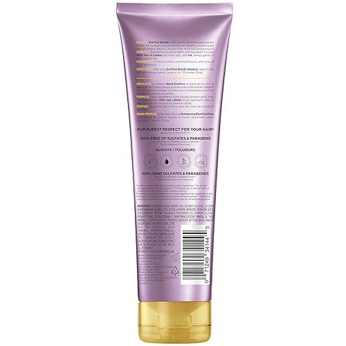 Miniatura 8 de L Oréal Paris Champú para rubios Everpure sin Sulfato 85onzas líquidas