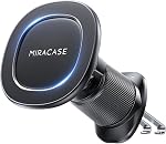 Miracase for MagSafe Car Mount【Streamlined Design & Precision Nuts】 Magnetic Phone Holder for Car Phone Holder Mount Dash for Car Accessories for Men for iPhone 17 Pro Max 16 15 14 13 12