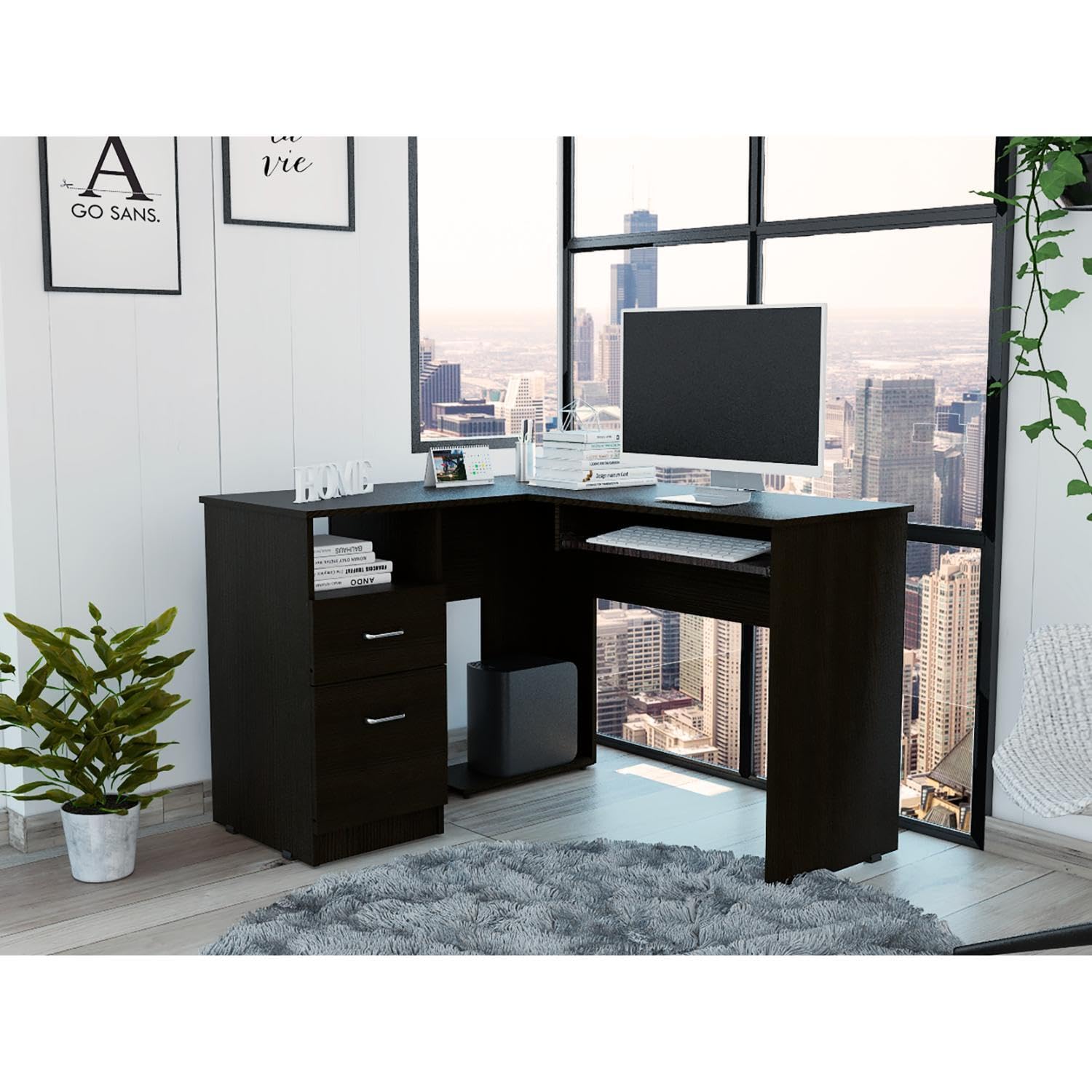 Tuhome Mix lshaped Desk