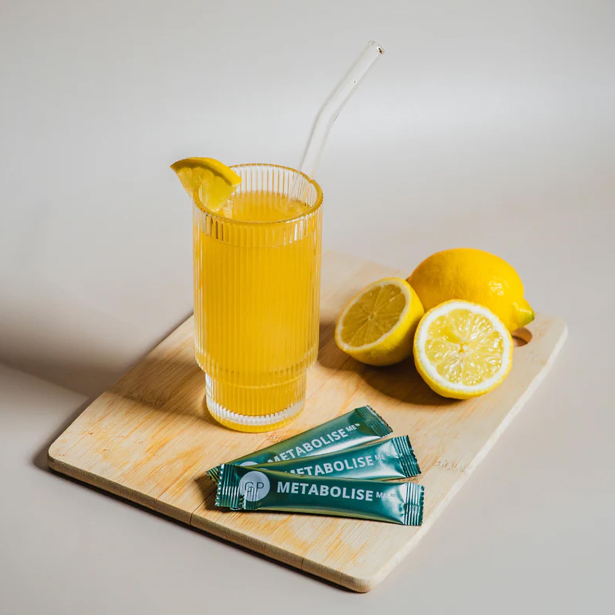 GP Nutrition MetaboliseMe Pulver - Stoffwechsel Komplex mit Chrom, Biotin & Ballaststoffen, lösliches Getränk, tägliche Ergänzung, 28 Sachets, Glucomannan Trinkbeutel mit Inulin
