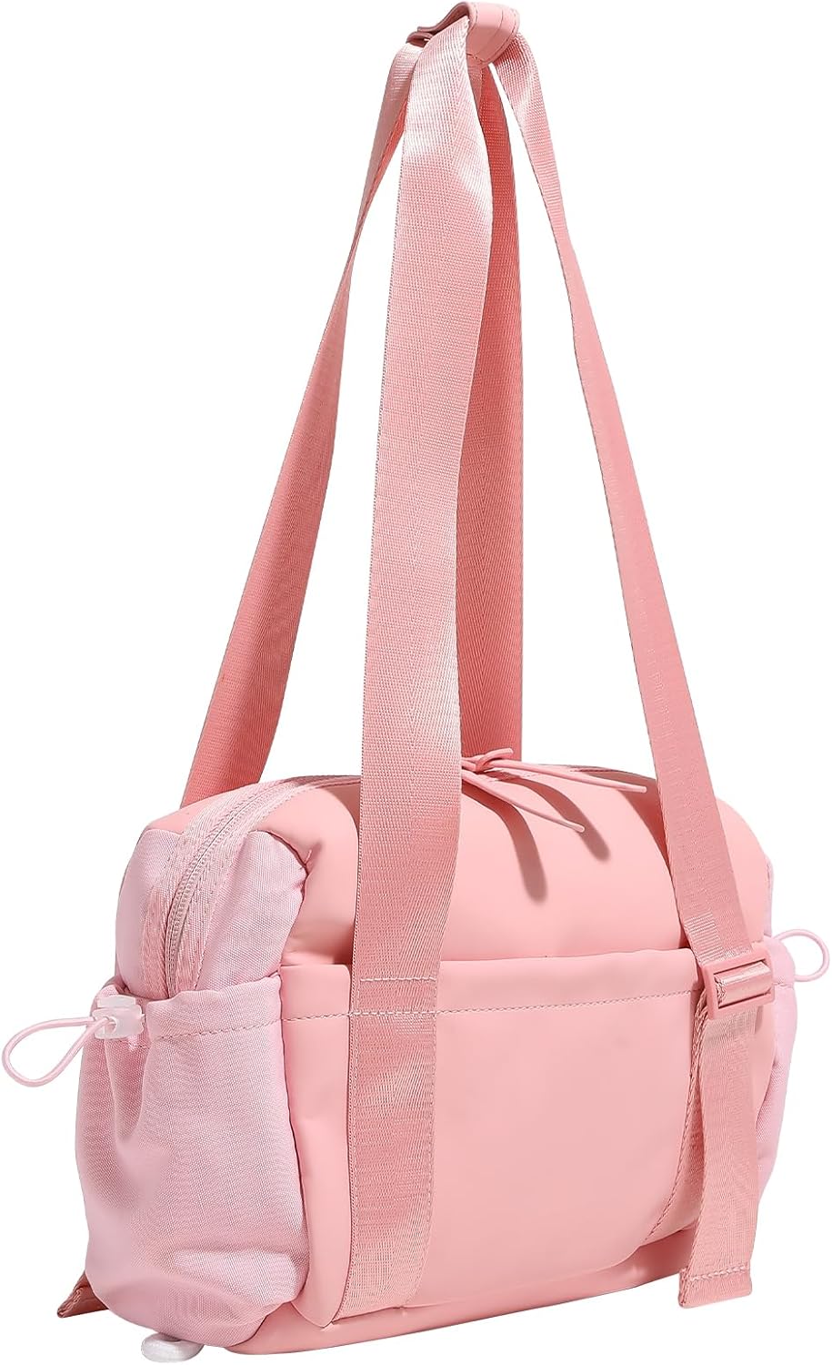 Small Gym Bag for Women Mini Gym Duffle Bag with Wet Compartment,mini duffle Tote Bag small duffle bag for Workout/Sport/Travel (Pink)