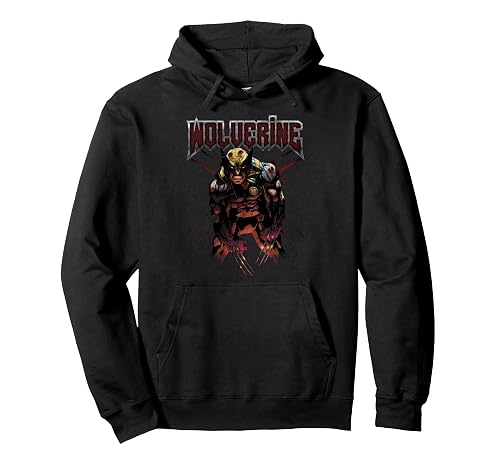Marvel X-Men Wolverine Epic Regenerative Rock Felpa con Cappuccio