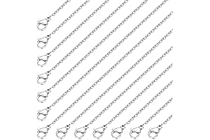 20-Pack Necklace Chain Replacements for Jewelry Making