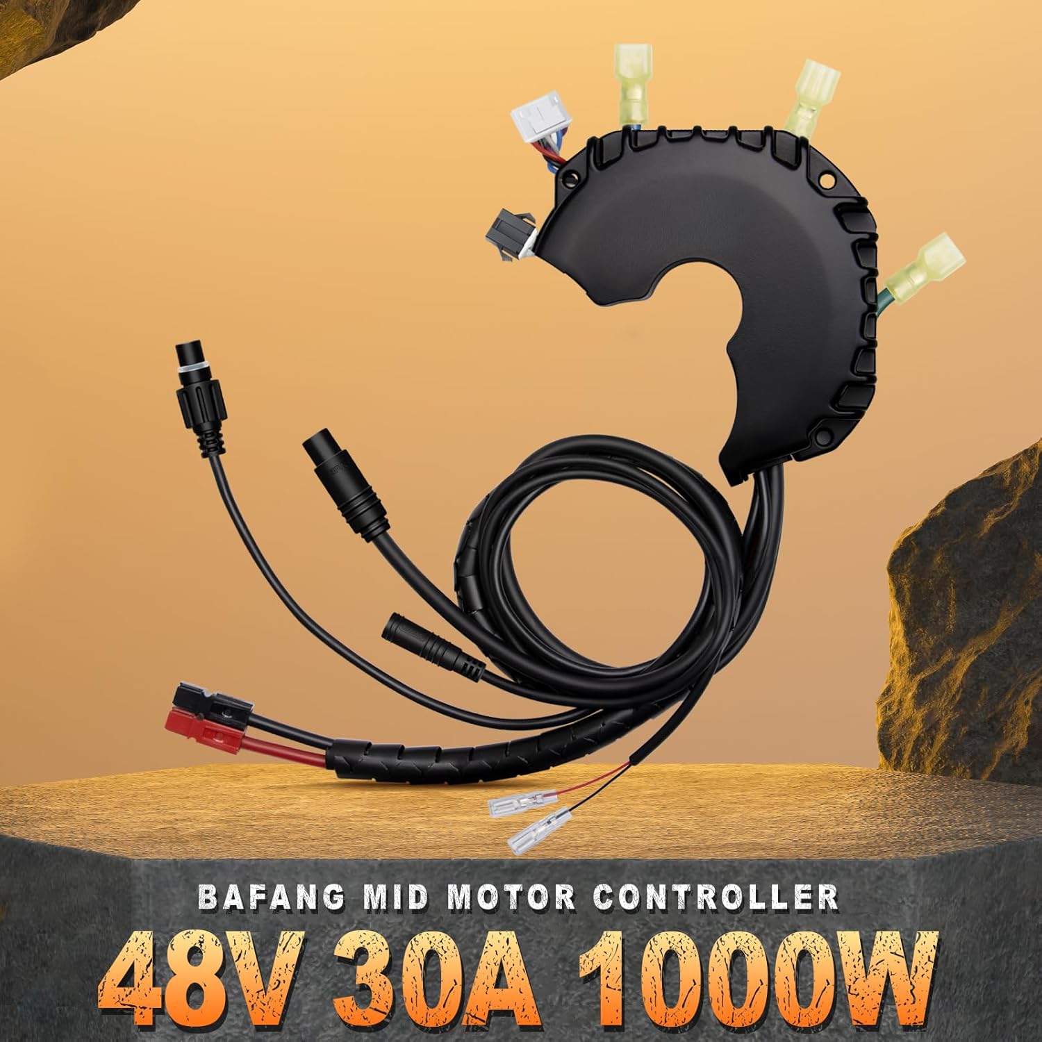 BAFANG Controller 36V 250W/350W/500W/48V 500W/750W/1000W/ 52V 1000W for Mid Drive Controller for Mid Drive Conversion Kit with UART Version Latest Model