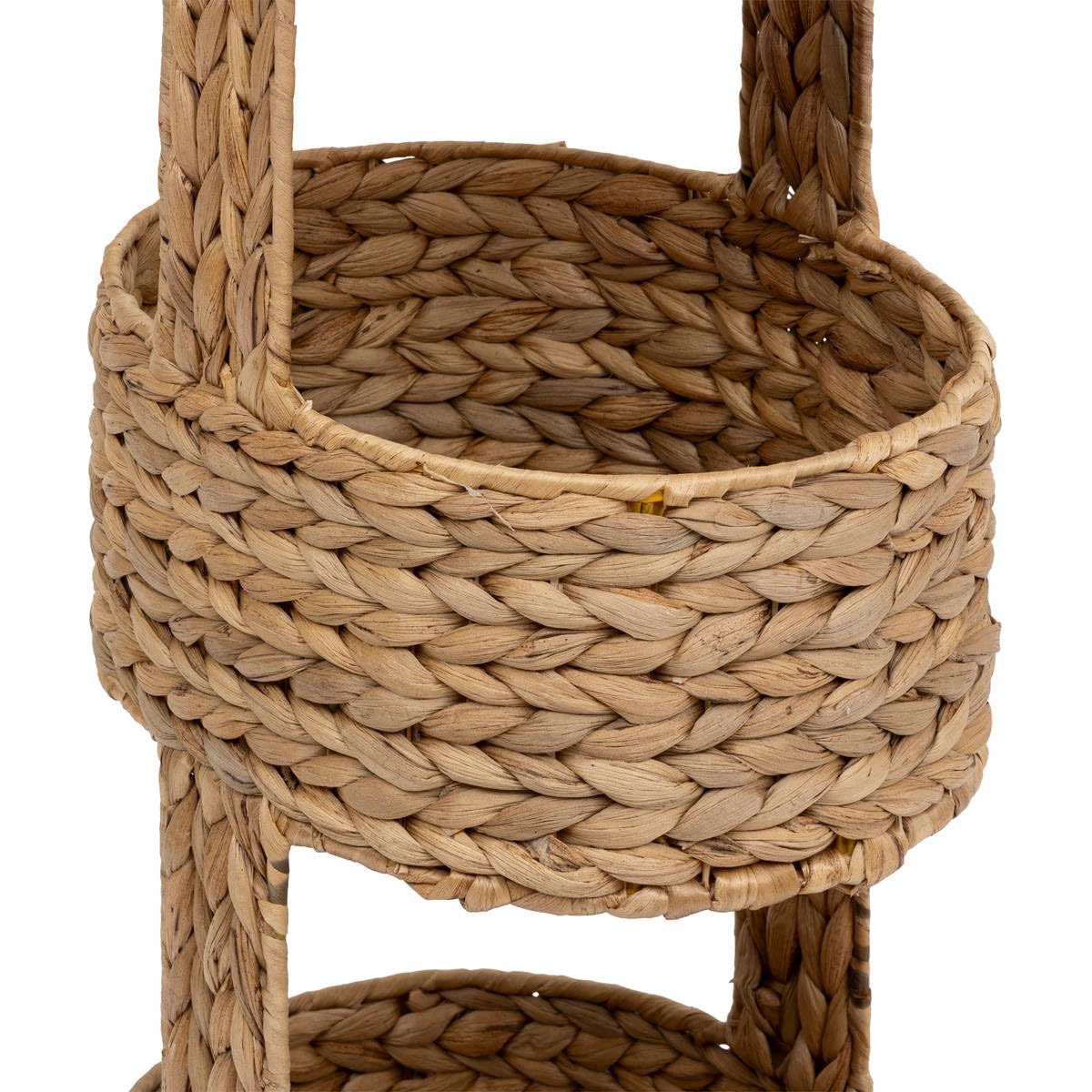 Atmosphera - Étagère 3 paniers Serena h91cm Beige