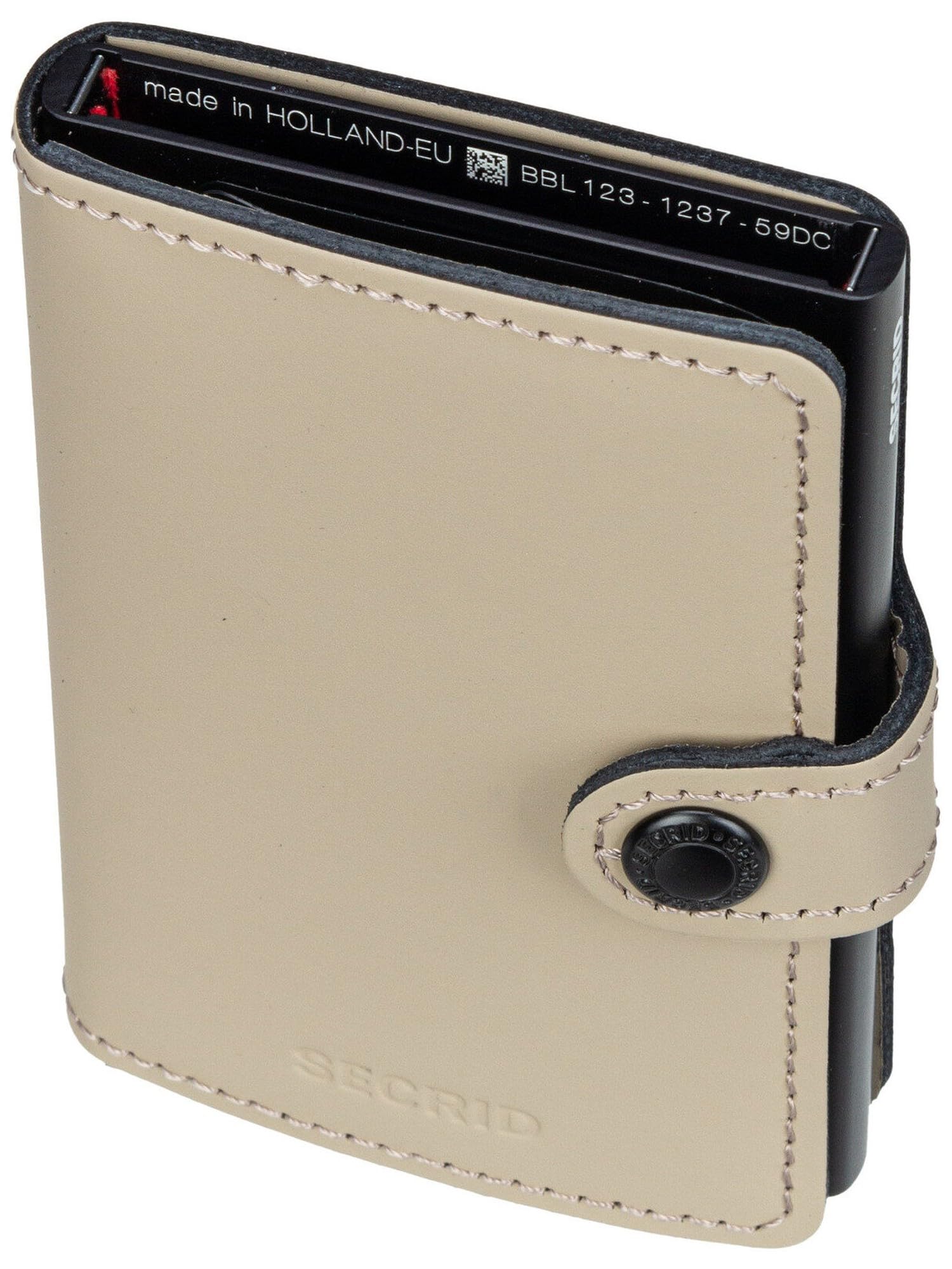 Secrid Mini Portefeuille en Cuir, Mat