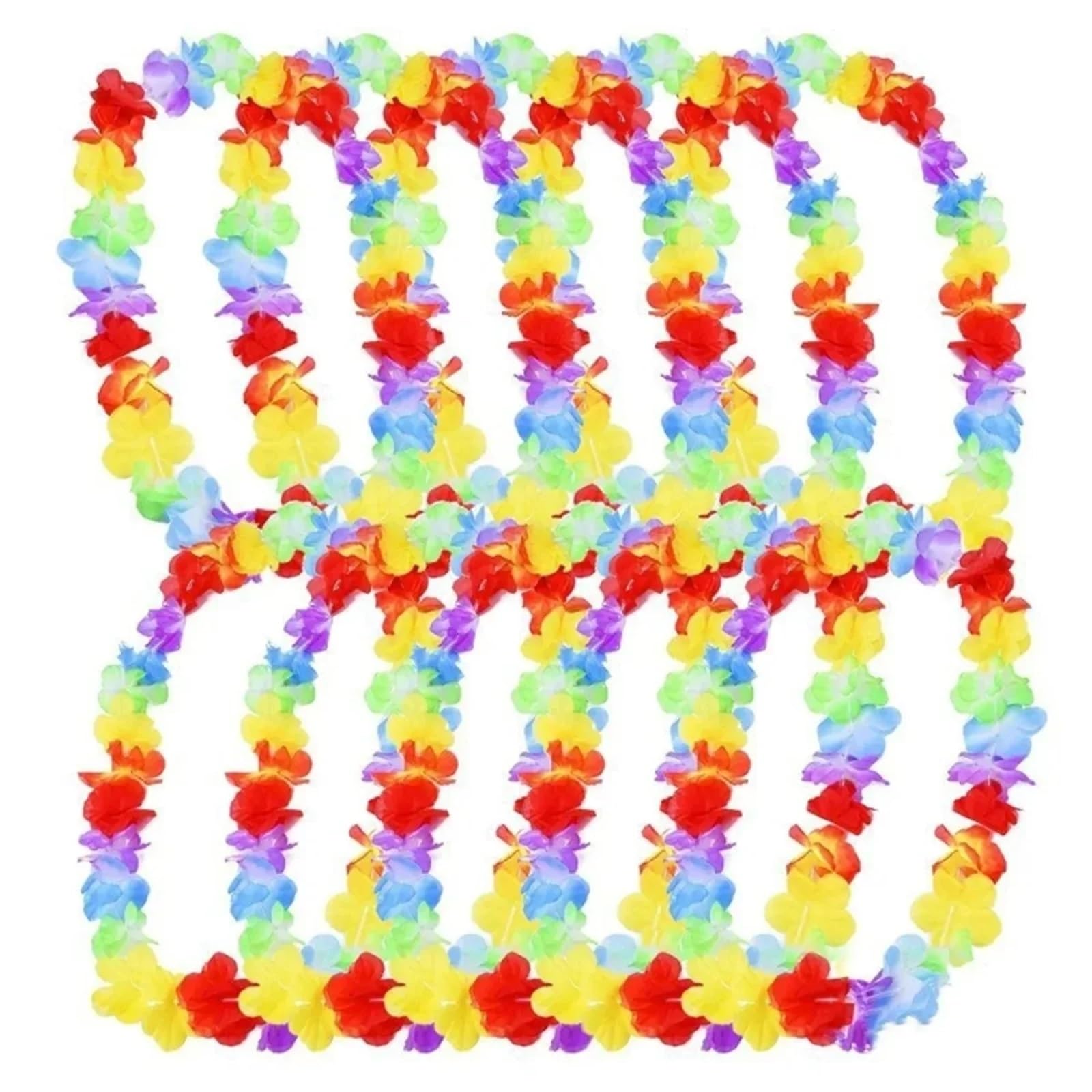 30 Teile/Satz Hawaii Kranz Party Leis Blume Girlande Hawaiian Halskette Floral Bauernhaus Dekor Für Erwachsene