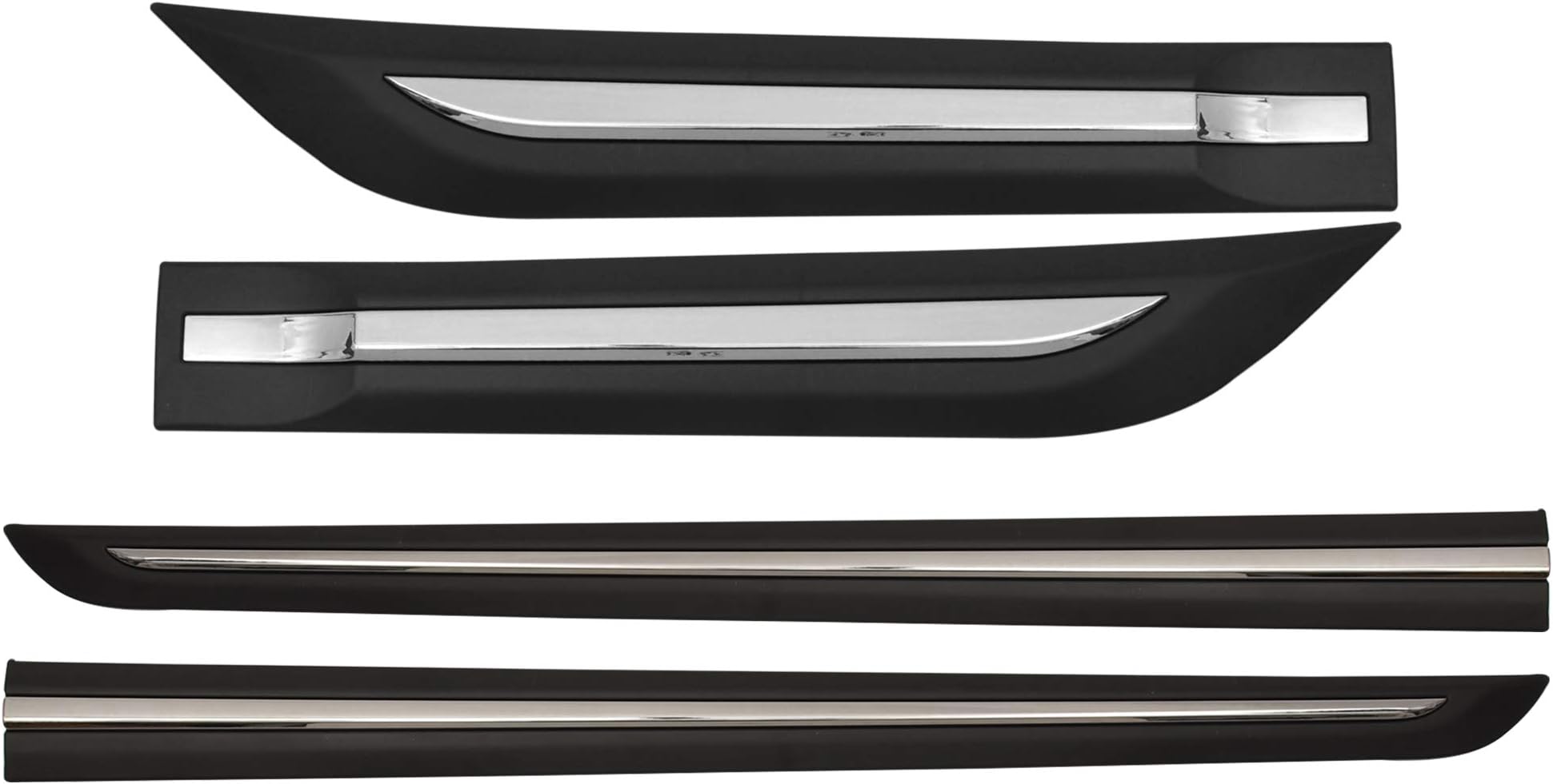 Automaze Car Side Door Chrome/Black Beading, O.E Type for Suzuki Baleno All Models, Baleno Chrome Accessories