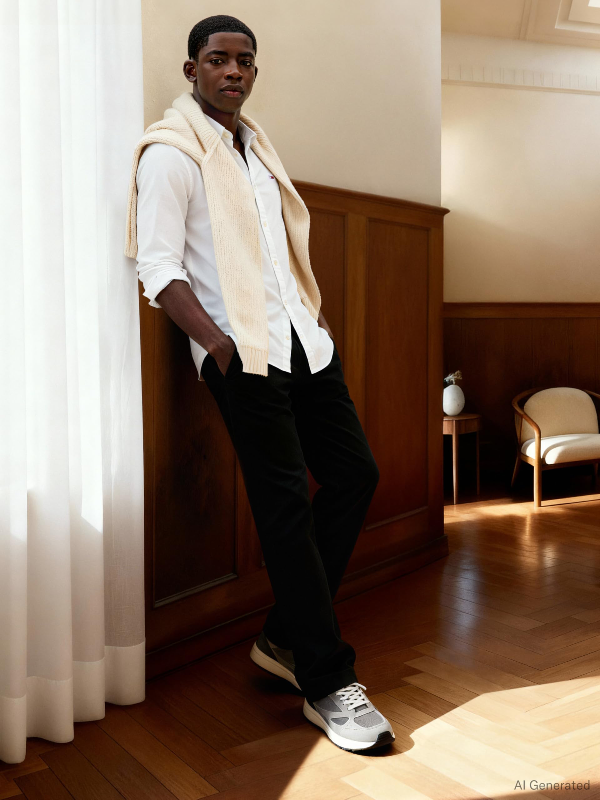 Tommy Jeans Koszula Mężczyźni Tjm Slim Stretch Oxford Shirt