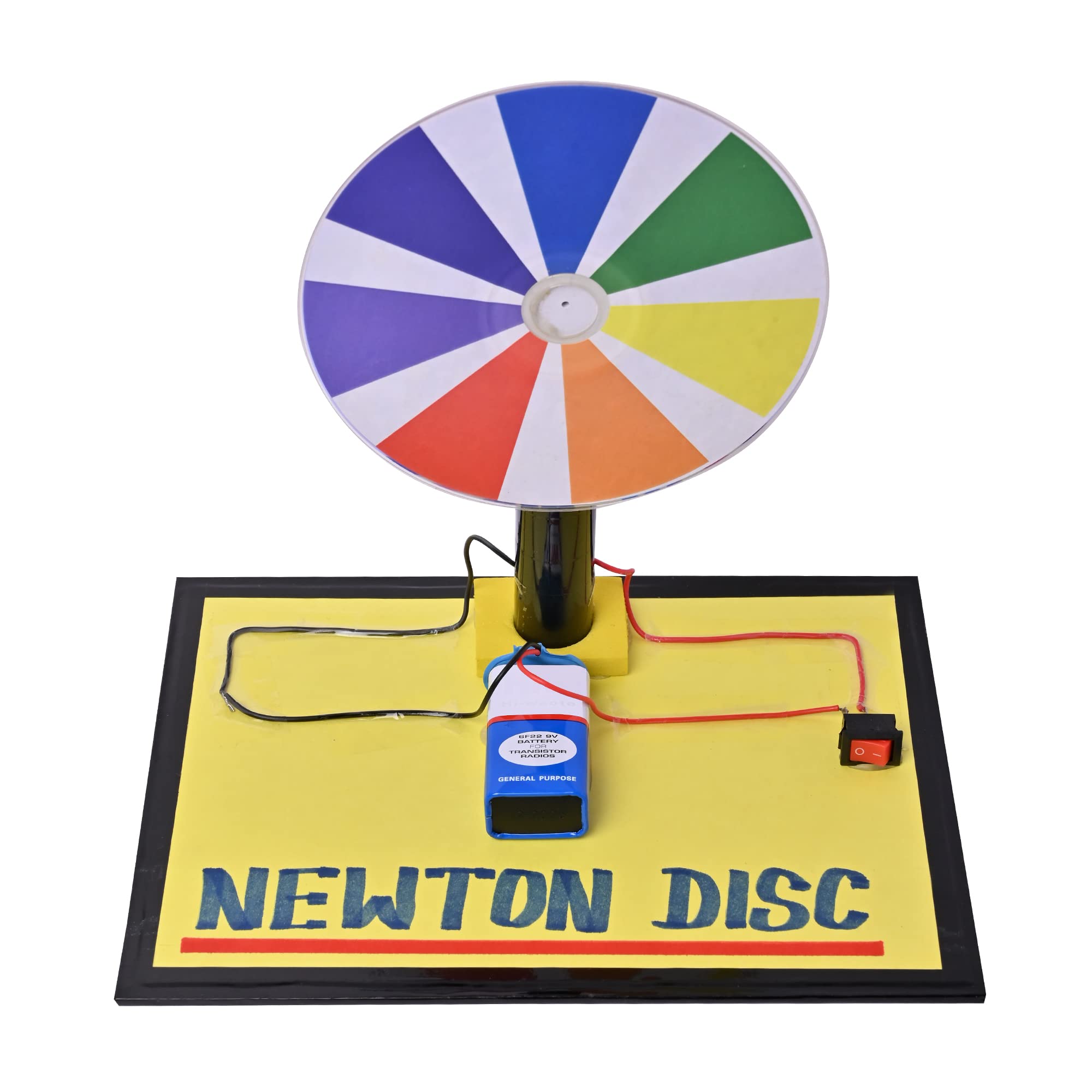 sameer science projects Newton Disc for School Science Exhibition (B0C5TKQB5C) Amazon Price History, Amazon Price Tracker