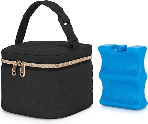 Fasrom Small Baby Bottle Bag, Black, S, Tote Bag