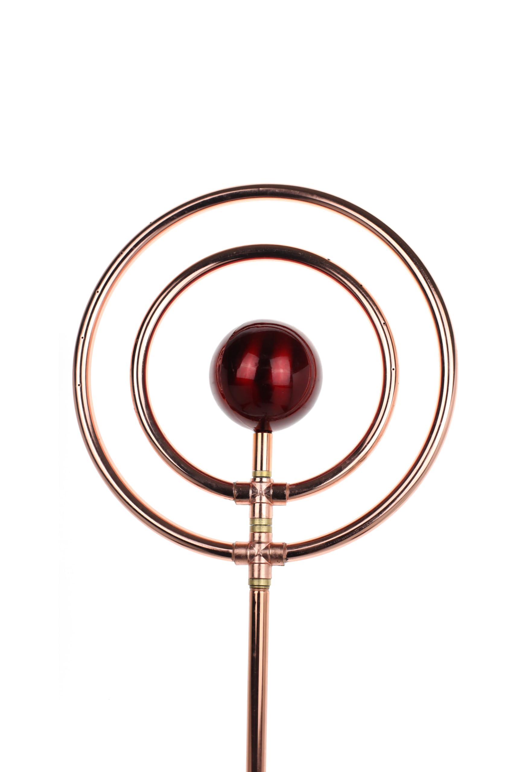 Kupfer-Regensprinkler mit rotem Ball, Ø 300mm