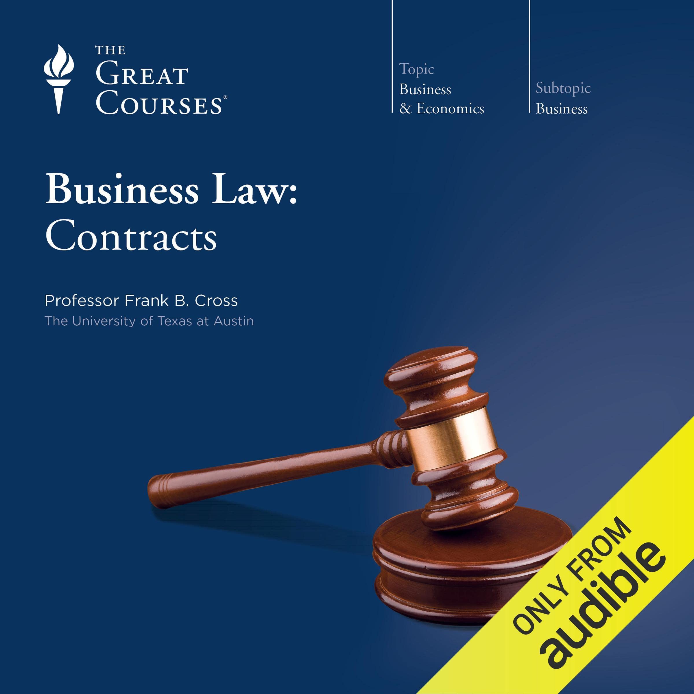 Cover art for Business Law: Contracts