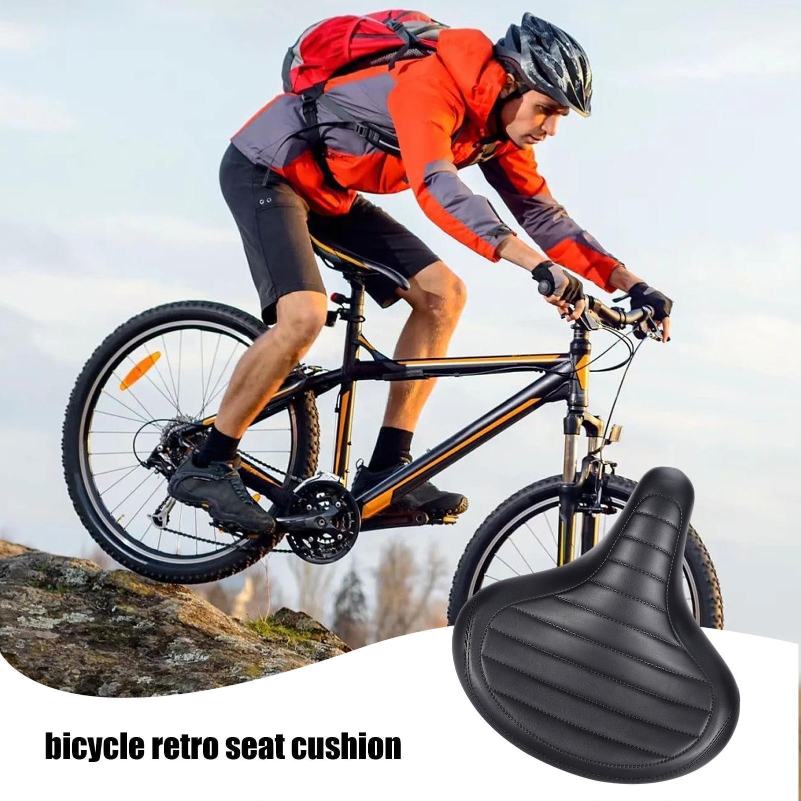 Poduszka siode?ko rowerowe, w vintage, akcesoria rowerowe dla | osób doje?d?aj?cych do pracy, siode?ka do rowerów Exectric, rowerów górskich, domowych