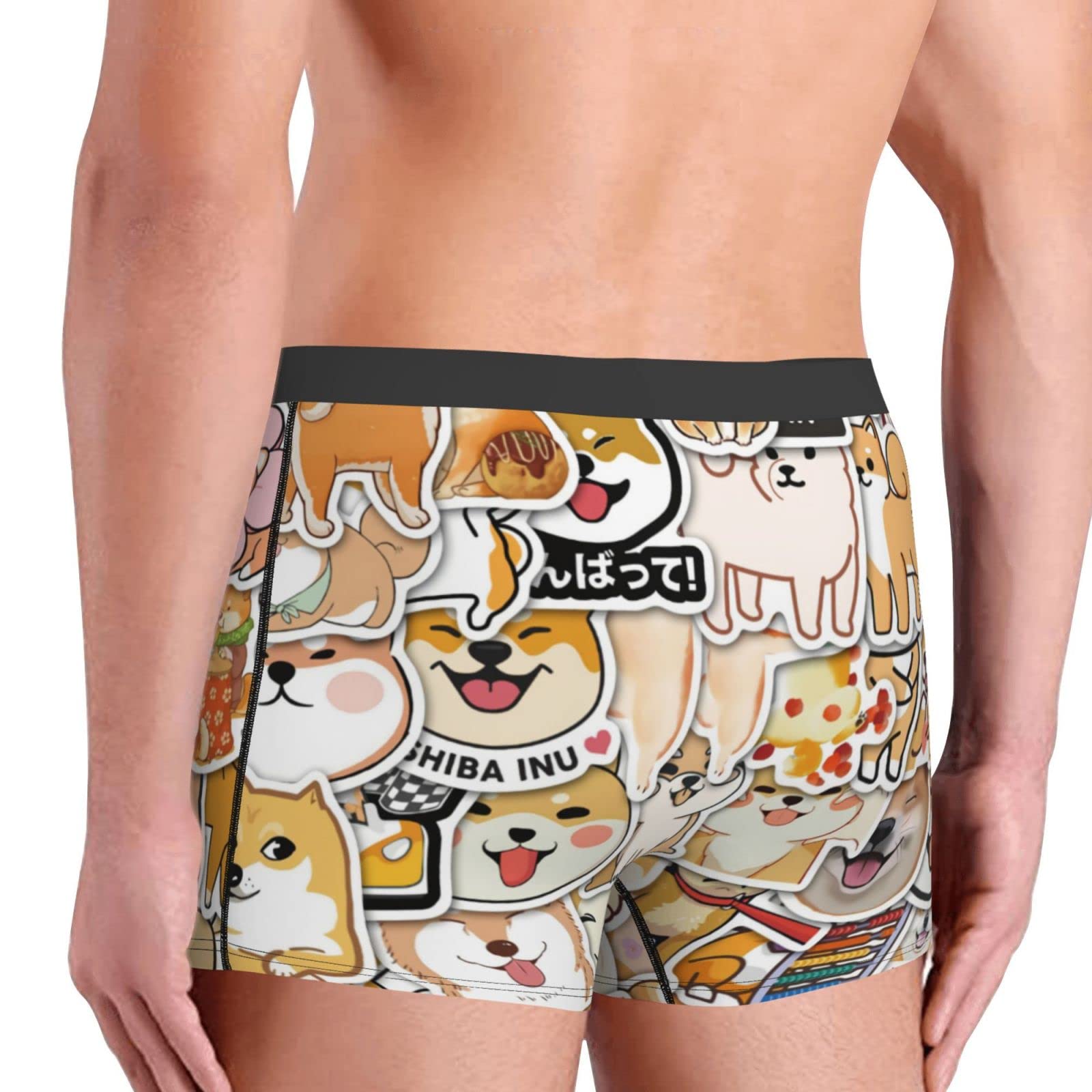 Amazon.co.jp: ボクサーパンツ パンツ メンズ 柴犬 犬柄 下着 前