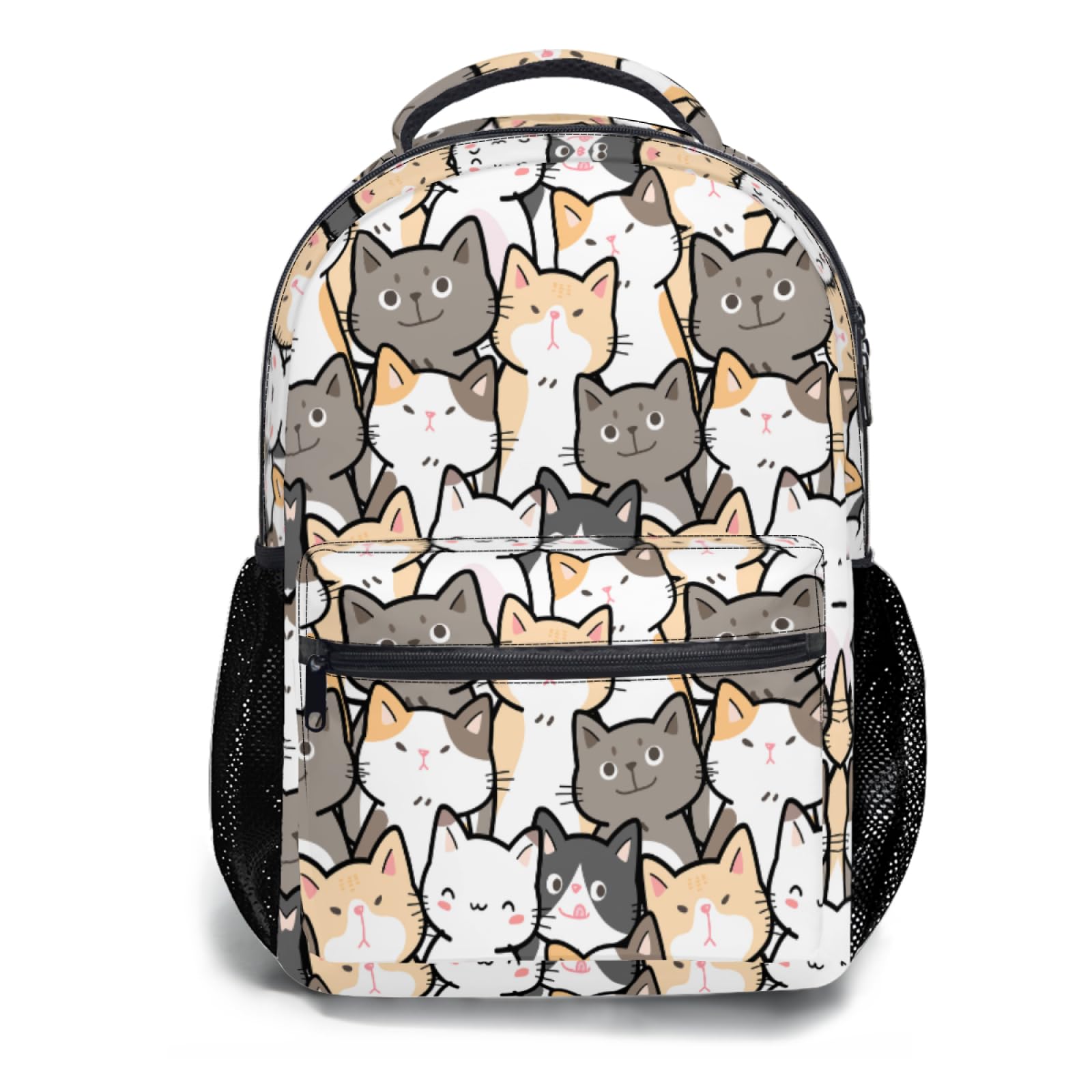 Nerxy Cute Cats Kittens Kids Shoulder Bag Lovely Cats School Backpacks Bookbags Large Capacity Laptop Bag Casual Daypack for Girls Boys Womens Mens