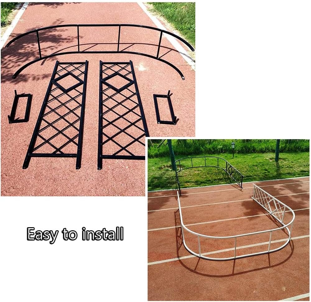 Garden Arch Metal Arbor 6.5ft 8.5ft 10ft 11.8ft 12.5ft Roses Climbing Plants Trellis with Detachable Base, Arches Arbors for Outdoor Patio Décor(Black,W7.9xH8.8ft)