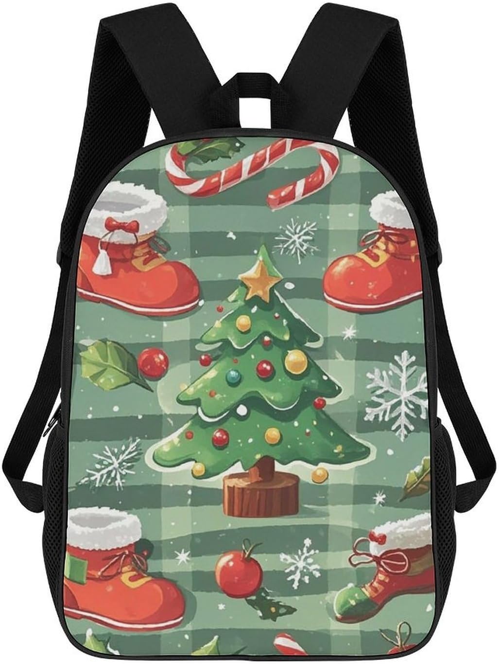 Christmas Accessories Large Backpack for Work, 17 Inch Laptop Bag