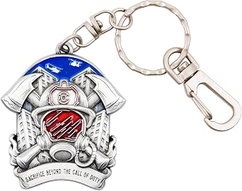 Bad Bananas Firefighter Gifts For Men - Firefighter Keychain - Unique Christmas Gift for Fireman, Coworker