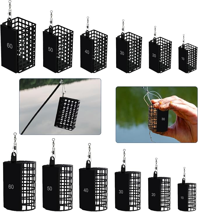 Fishstar24 Futterkorb Bleifrei - Umweltfreundliche Feedern Für Friedfisch Angeln