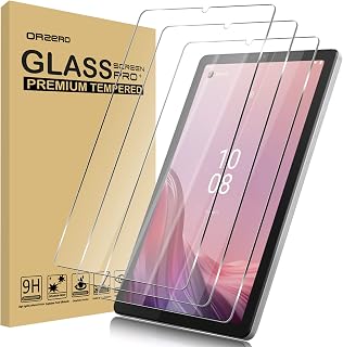 Orzero (3 Pack) Compatible for Lenovo Tab M9 (9 inch) Tempered Glass Screen Protector, Bubble-Free 9 Hardness HD (Lifetime Replacement)