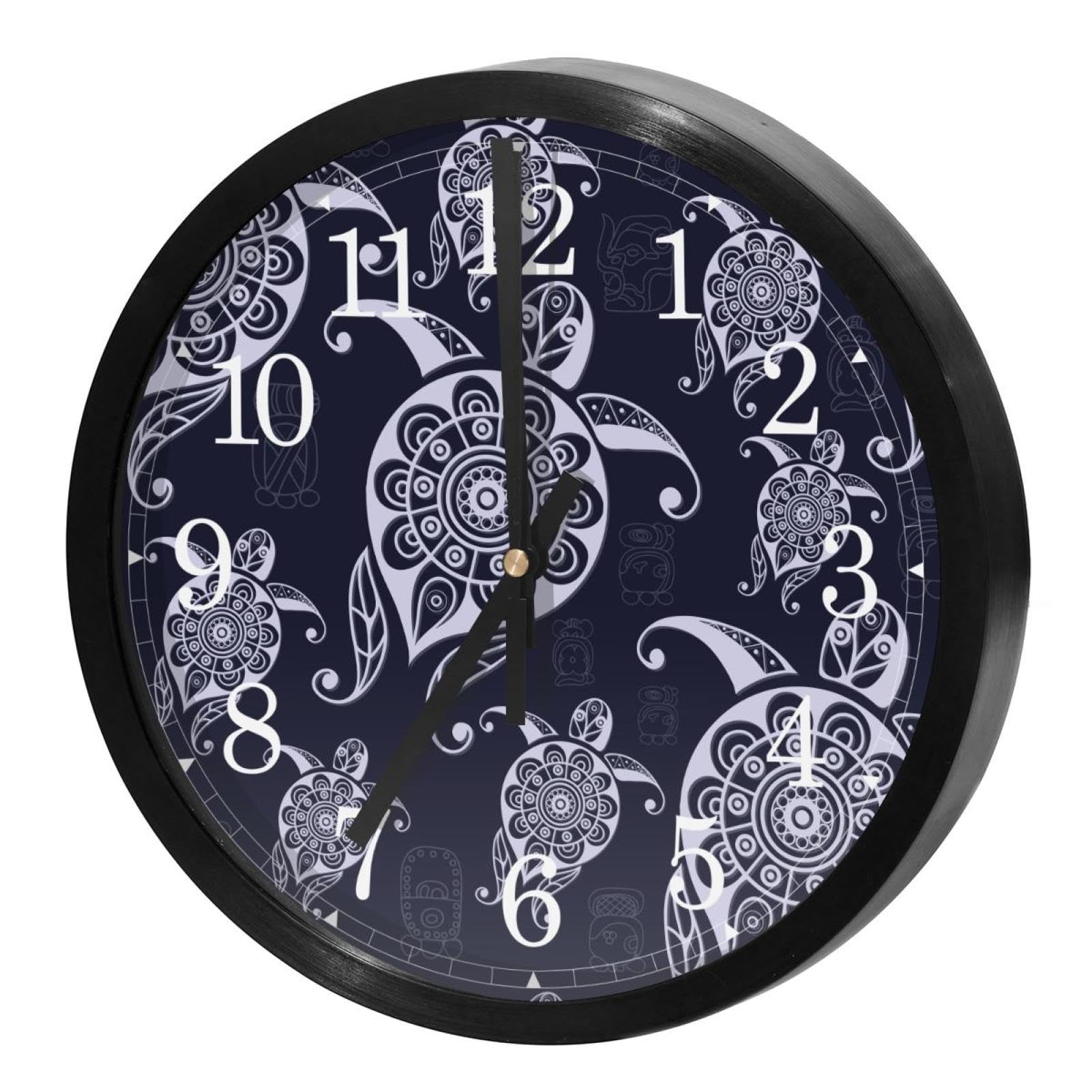 Horloge murale silencieuse contre le tic-tac stressant pour une ambiance zen à pile