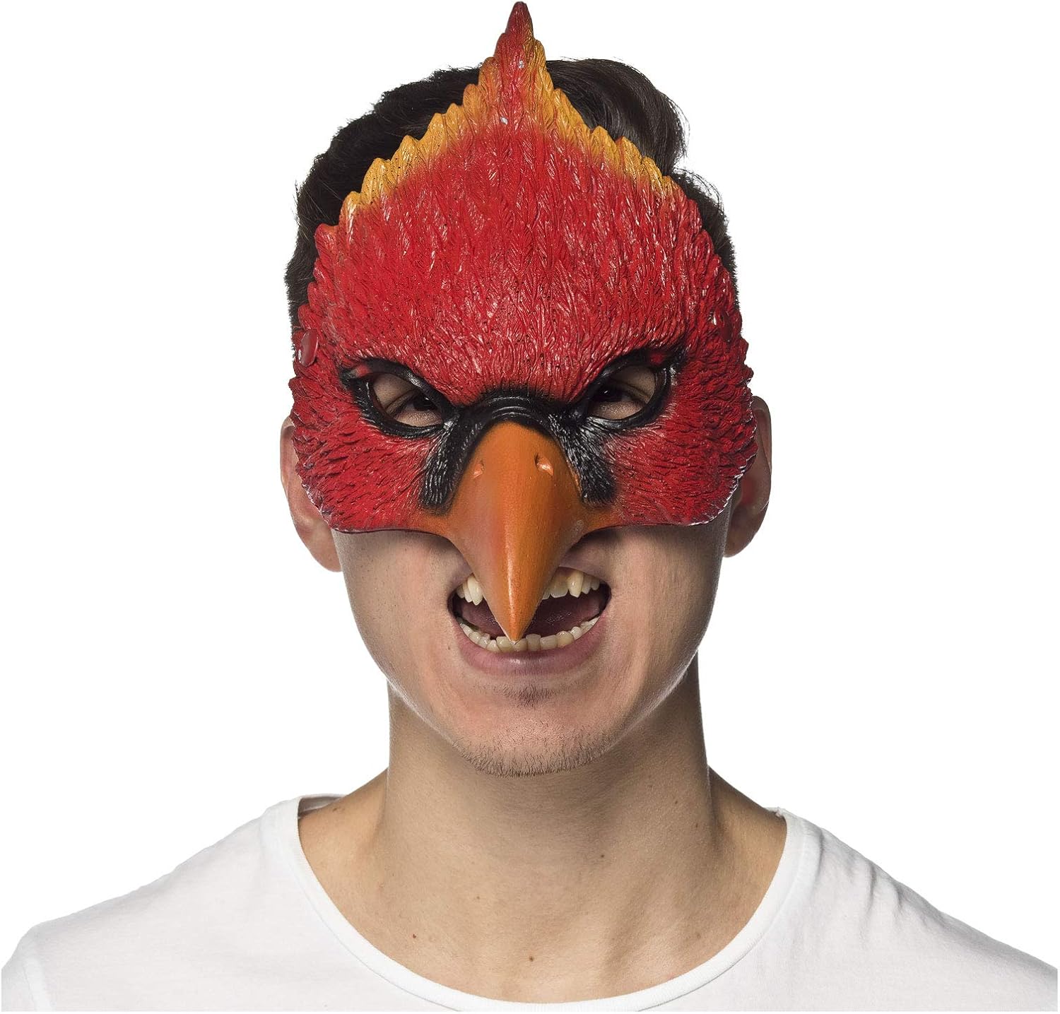Amazon.com: HMS Unisex-Adult's Supersoft Cardinal MASK, Red, One Size ...