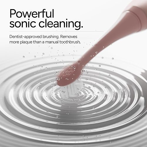 Miniatura 2 de Ordo Sonic Care Tootbrush Electric Tootbrush Advanced Smart Tech con batería recargable rápida y elemento de pulido de silicona de 2 pines enchufe