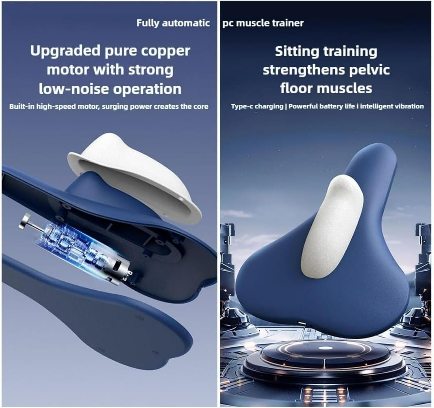 PC Muscle Trainer, Pelvic Floor Muscle Trainer, Kegel Exerciser, Cushion Type Kegel Trainers, for Bladder Control and Pelvic Floor Exercise for Women and Men