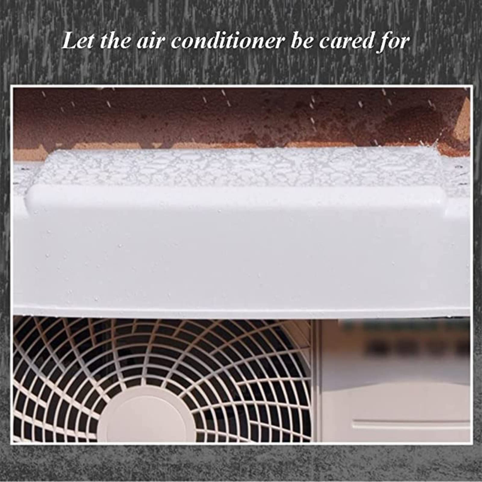Outdoor AC Unit Cover - Stainless Steel Air Conditioner Protector, Wind Shield For Heat Dissipation, Durable Shutter For AC Compressor & Condenser Grilles