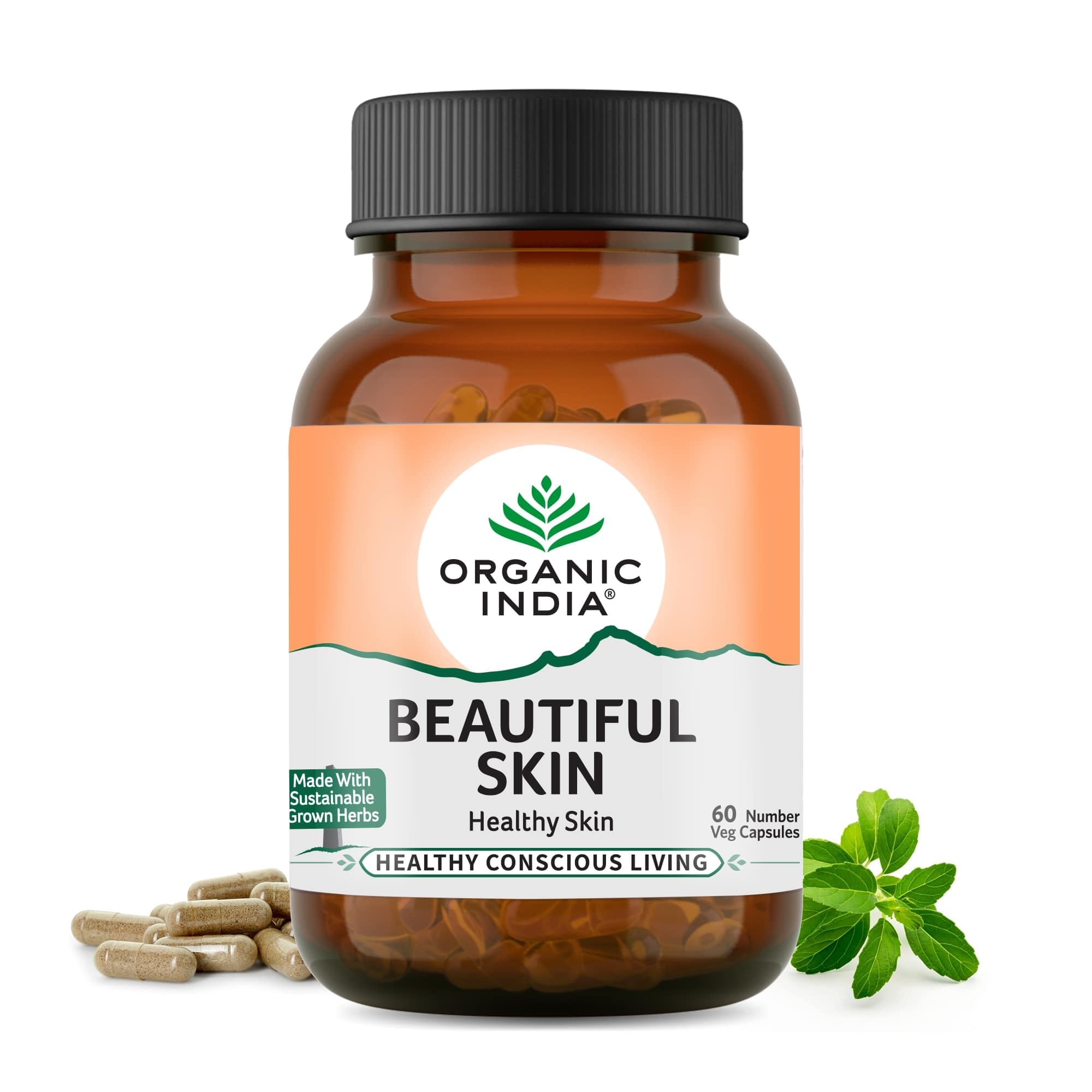 ORGANIC INDIA Beautiful Skin Capsules - Pack of 60 Veg Capsules (B00N30YY10) Amazon Price History, Amazon Price Tracker