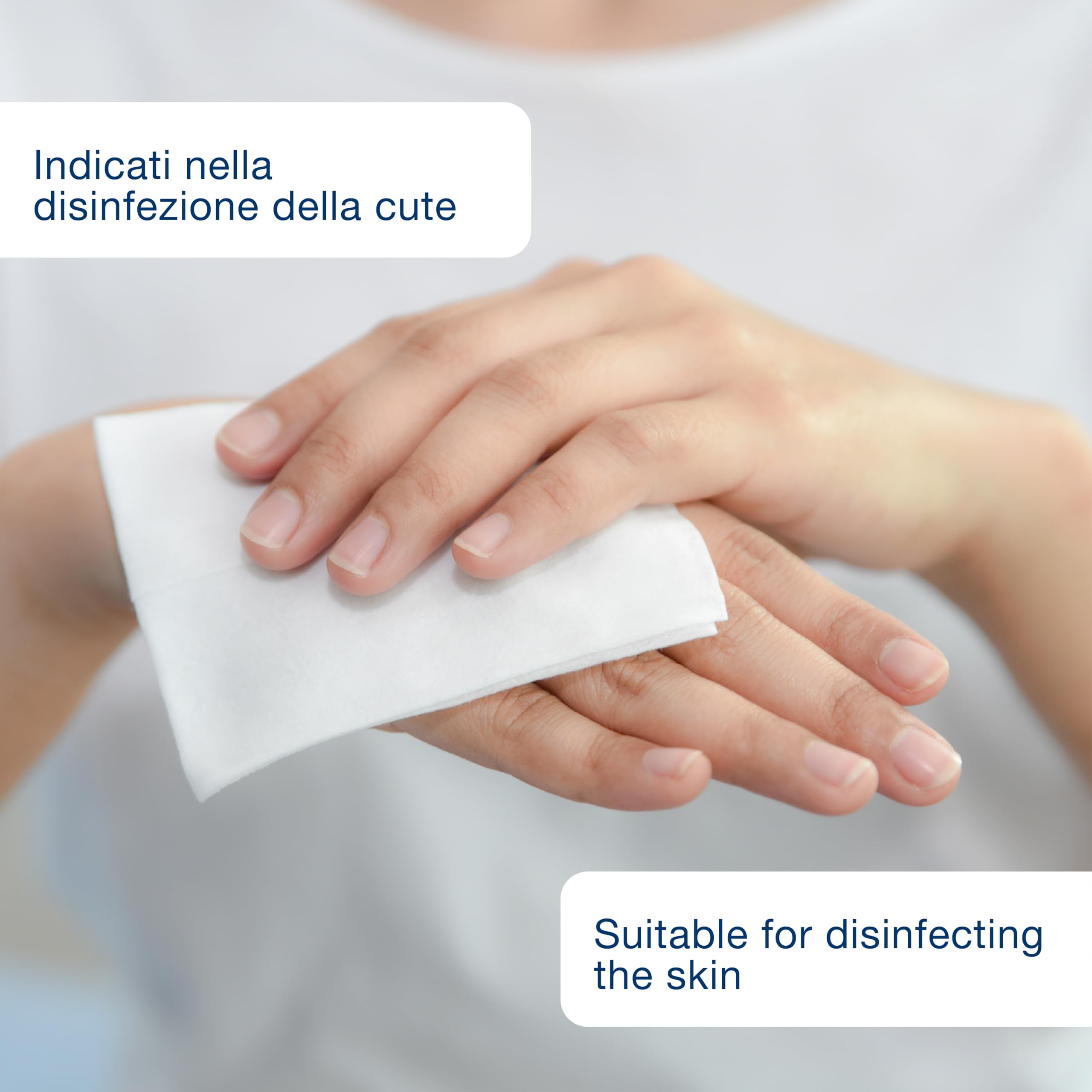 GIMA Disinfettante Wipe, Singola bustina, confezione da 400