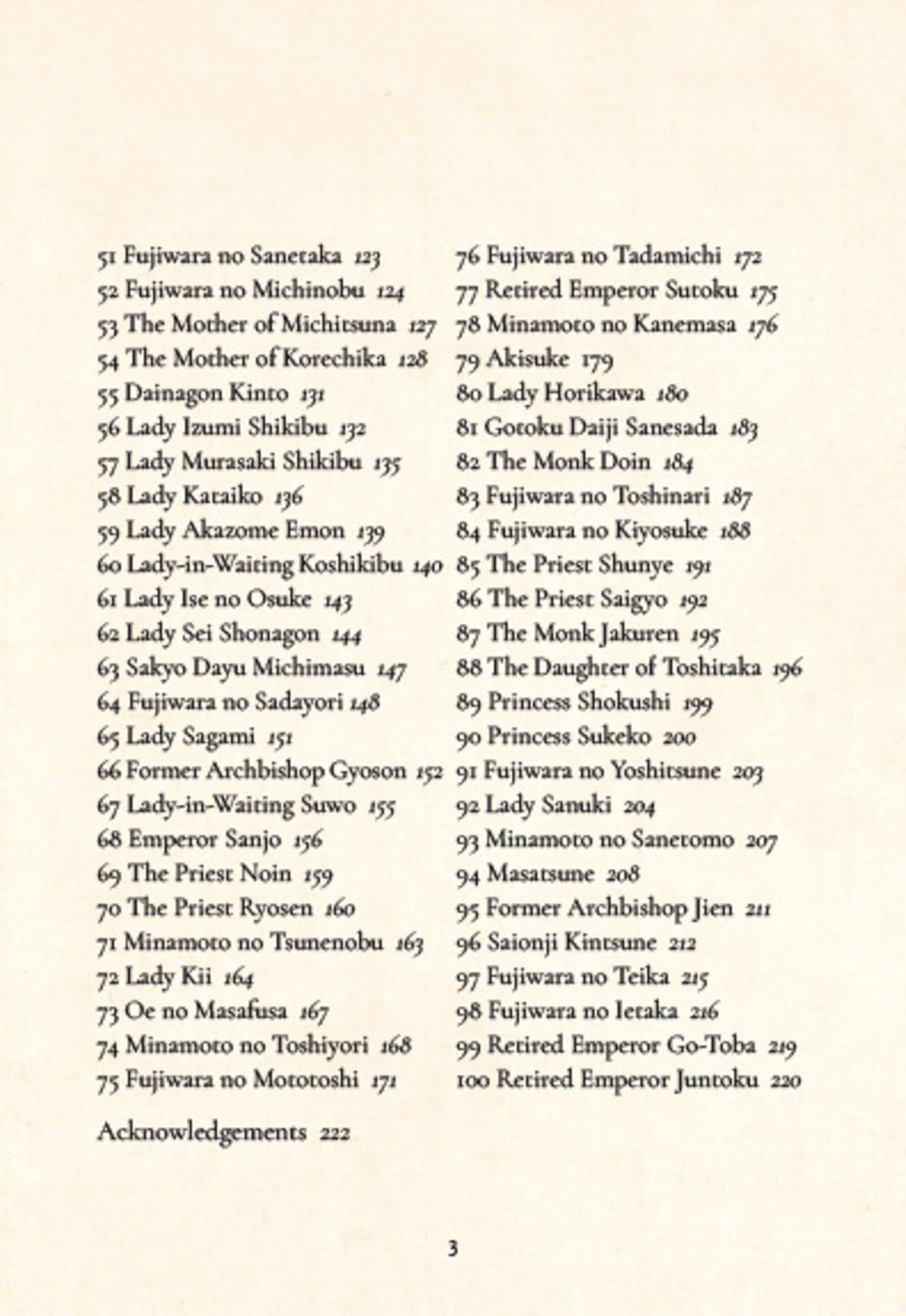 One Hundred Poems from Old Japan /anglais: A New Translation of the Hyakunin Isshu [With Free Online Audio Recordings]