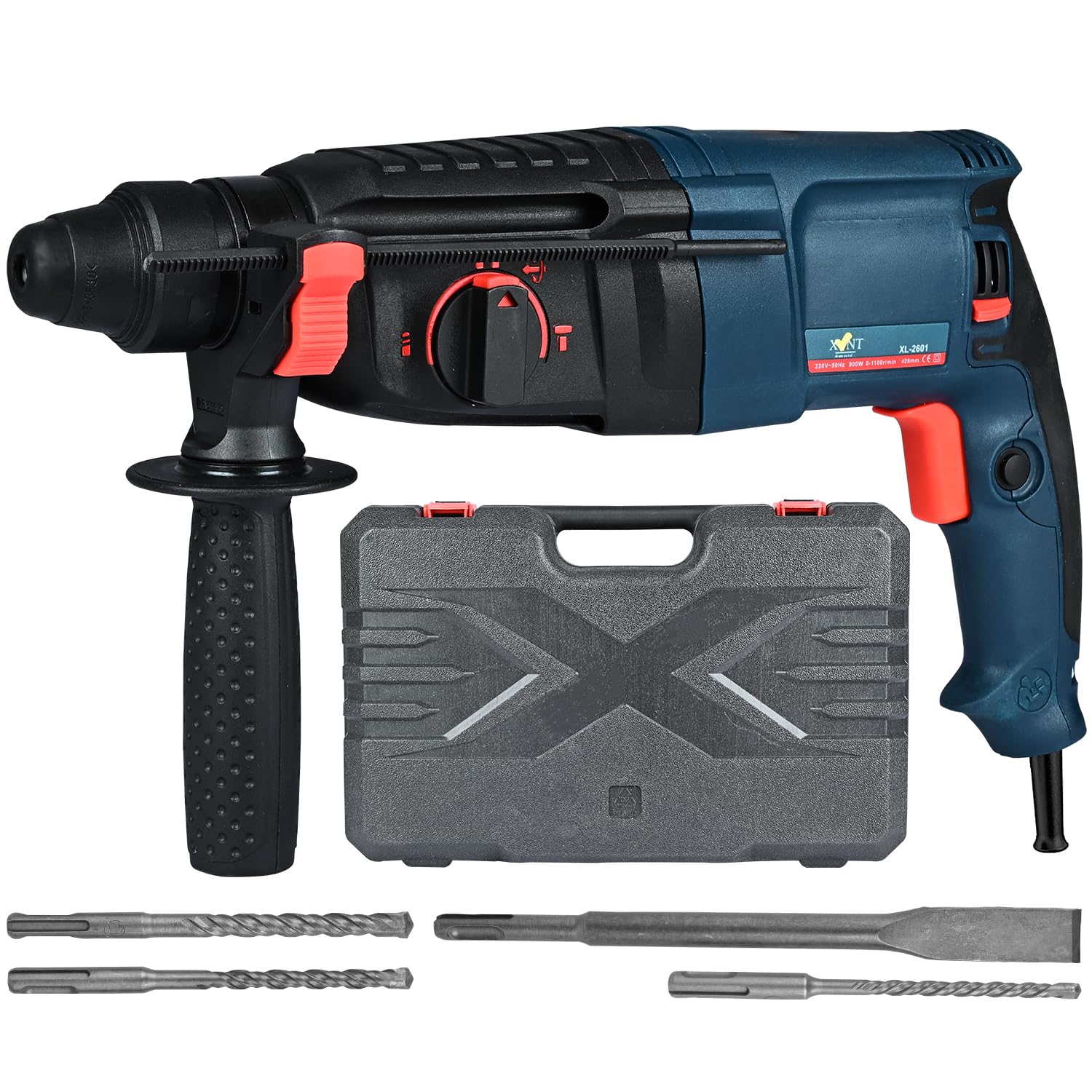 GIGAWATTS XLNT XL-2601 900W Rotary Hammer Drill Machine 3 Modes 1100 RPM Heavy Duty 26mm Dia Corded Electric Drilling Power Tool for Concrete Metal & Wood Hammering (6 Months Warranty) (B0C7LK9VBZ) Amazon Price History, Amazon Price Tracker