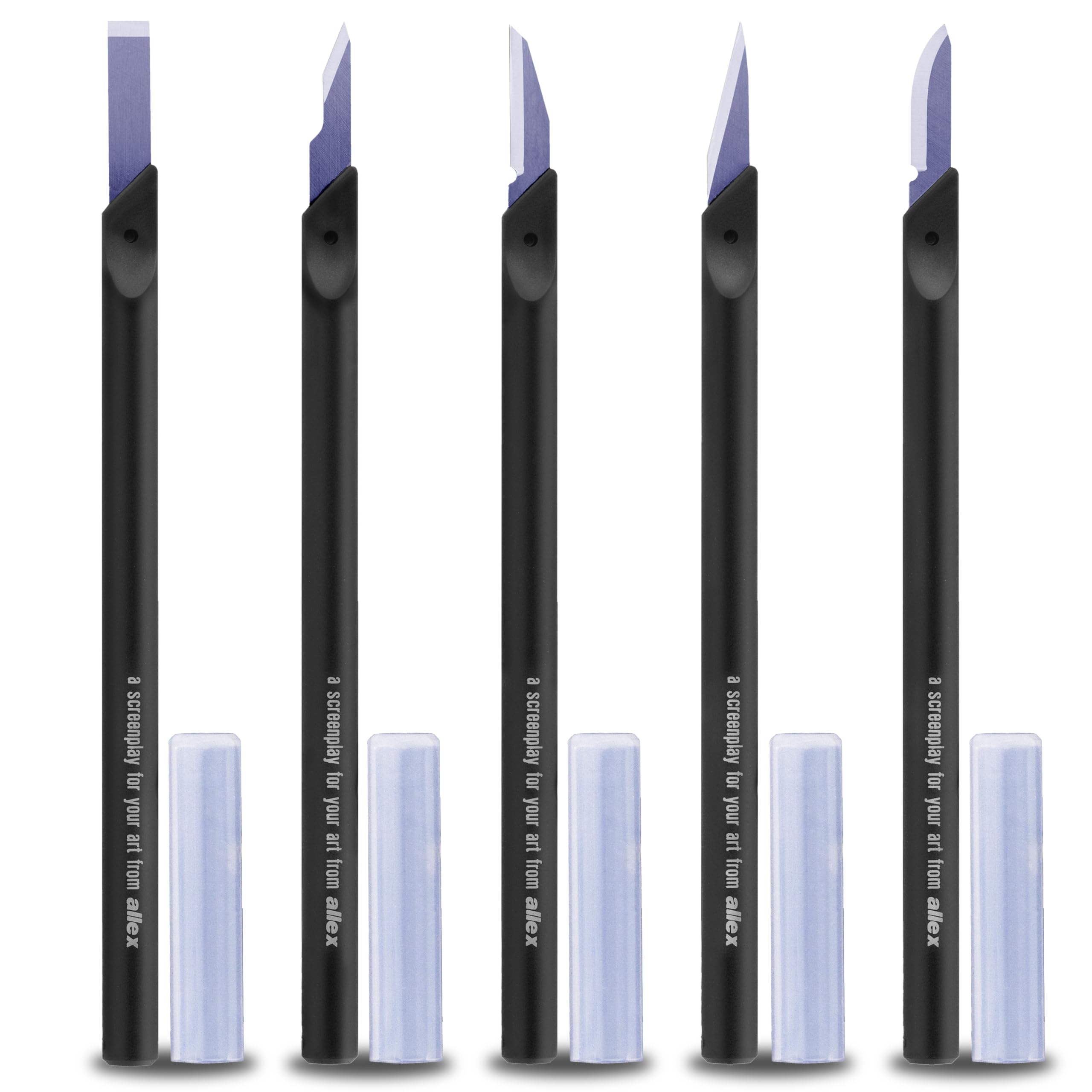 Amazon.com: ALLEX Japanese Exacto Craft Knife Set (5 Pcs