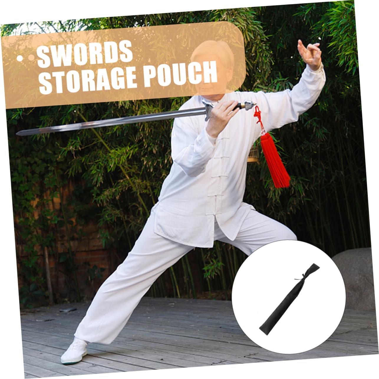 YARNOW Storage Bag Thick Carry Pouch Protective Cover Strap Multipurpose Storage for Convenient Carrying and