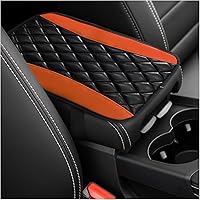 Vista 8 de Cojín para Consola Central de Automóvil, Funda Universal de Cuero Impermeable para Caja de Asiento de Reposabrazos, Cómodo Protector de Cubierta