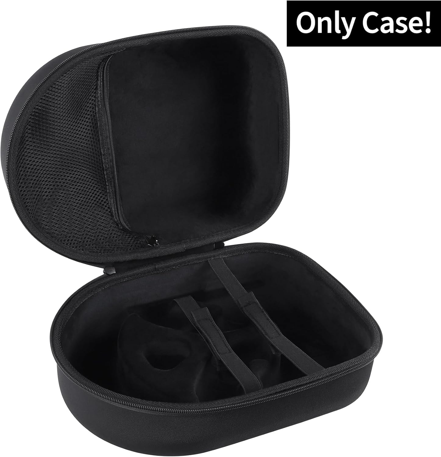 Storage Case Compatible with Meta Quest 3S / Quest 3 / Quest 2 VR Headset and Controller Accessories, Suitable for Travel and Home Storage (Black)