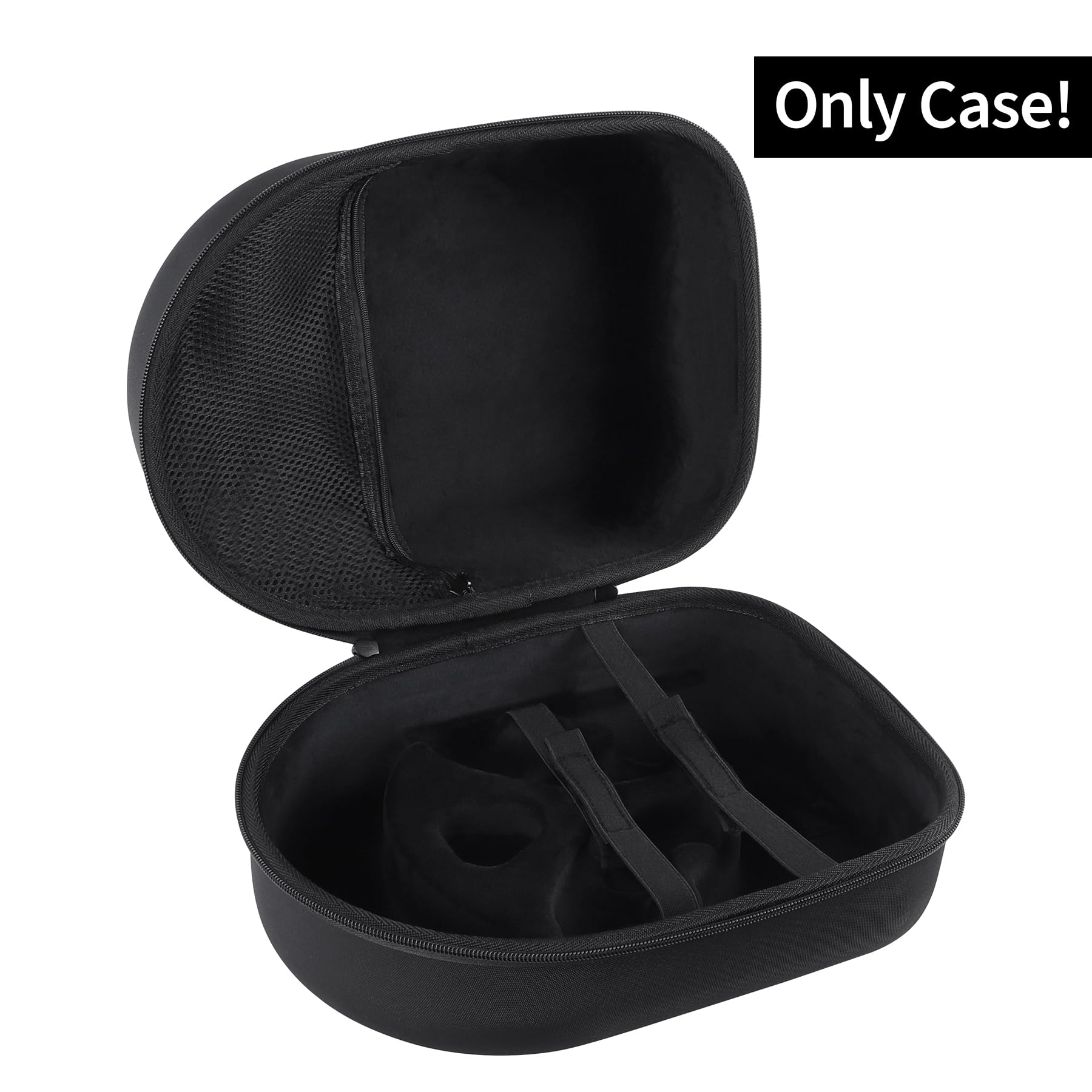 Dur Étui de Protection Compatible avec Meta Quest 2/3/3S Virtual Reality Casque et Accessoires de Contrôleur (Noir)