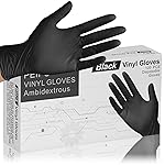 PEIPU Vinyl Disposable Gloves,Small,100 Pack,Powder Free,Cleaning Service Gloves, Latex Free