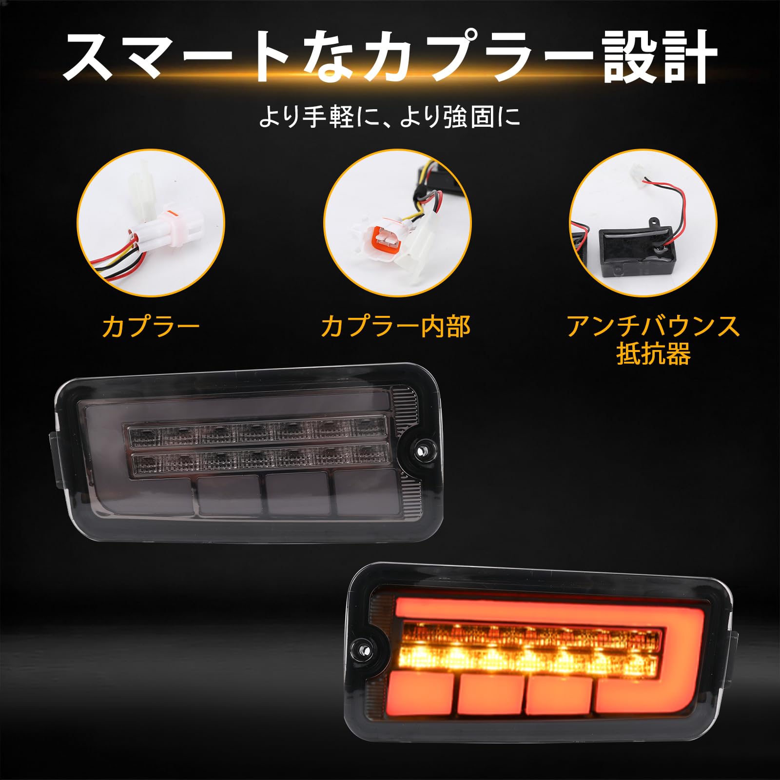 Amazon | Syncnika 2個セット LEDテールランプ ハイゼット トラック