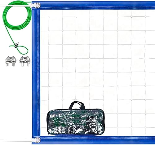 Red profesional de voleibol para exteriores, resistente, con cable de acero para aeronaves, red de voleibol para patio trasero, redes de voleibol