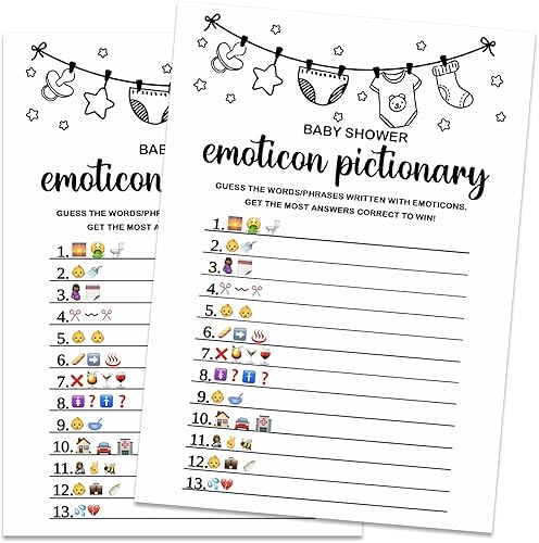 Miniatura 1 de Misaidou Tarjetas de juego para baby shower, divertido juego de adivinanzas para niñas, niños, bebés, ideas de género neutro, fiesta de ducha, ideas