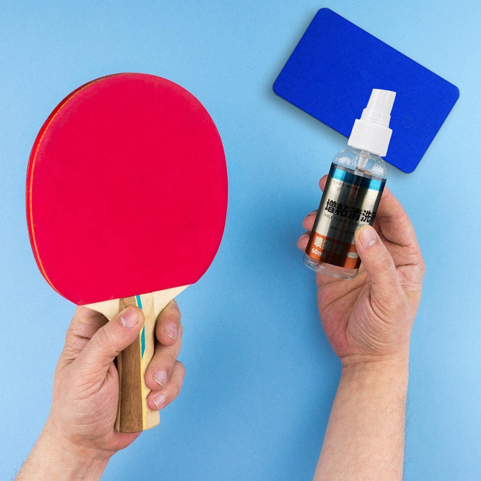 Racket Rubber Cleaner Professional Table Tennis Racket Cleaner Sponge ...