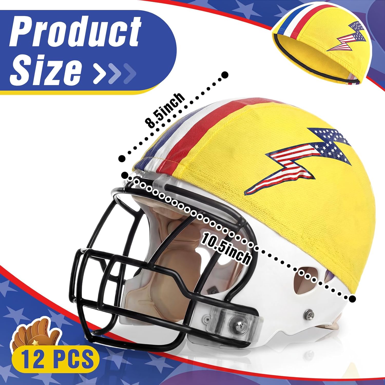 Ramede Football Helmet Covers for Practice Scrimmage Cap Helmet Cover Scrimmage Cap for Youth Adult Football Hockey Training Accessories 10.4 Inch in Diameter
