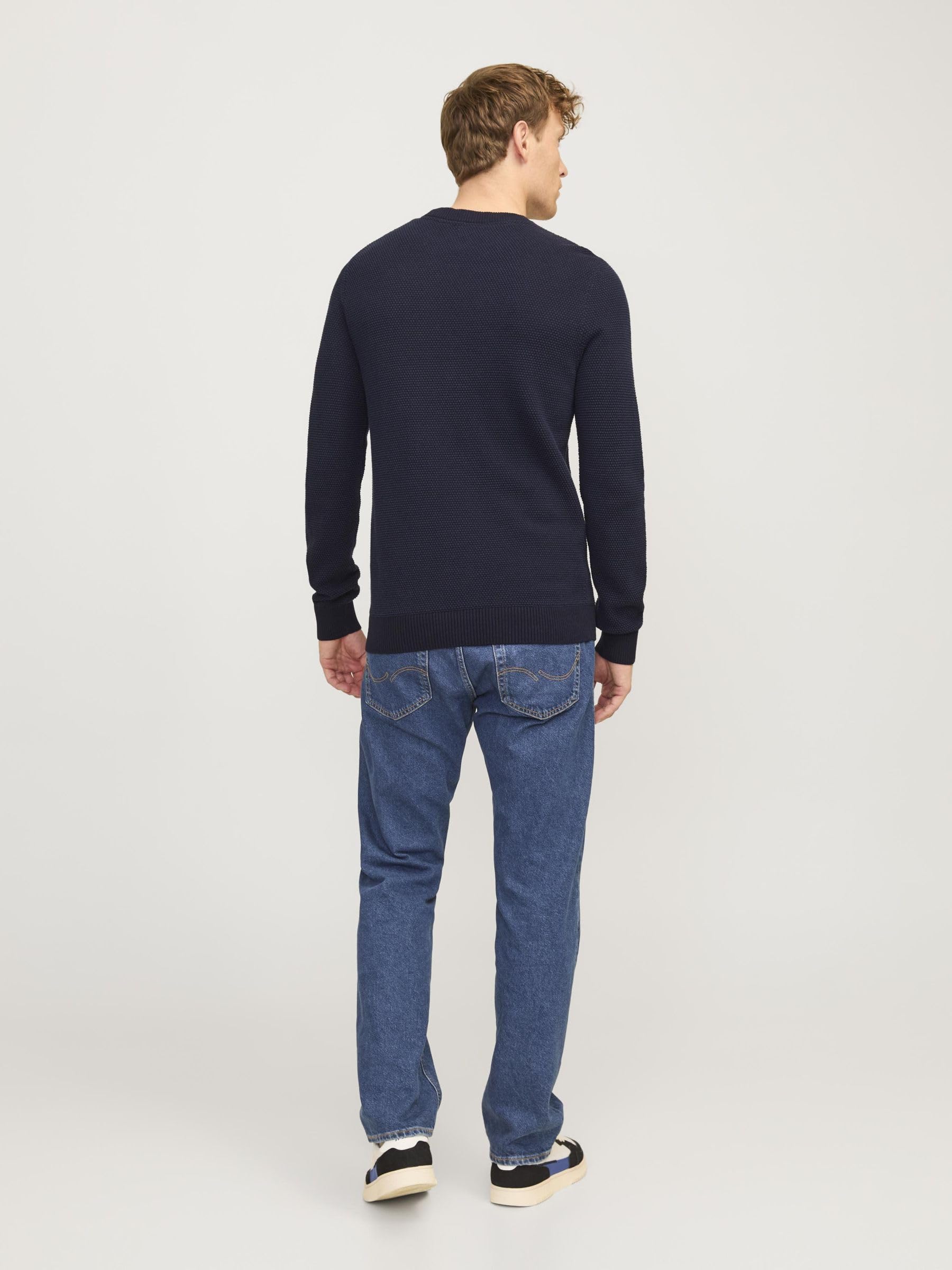 JACK & JONES Jjeglobe Knit Crew Neck Noos Jersey de Punto para Hombre