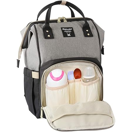 Amazon Co Jp マザーズバッグ リュック 大容量 保温ポケット 盗難防止ポケット付き 多機能 ベビー用品収納 バッグ 通勤 旅行 出産準備 出産祝いなど用 改良品 ベビー マタニティ