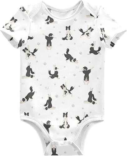 Miniatura 37 de vvfelixl Trajes de bebé lindos conjuntos de cachorros de manga corta de algodón ropa de bebé para niños niñas 0-24 meses