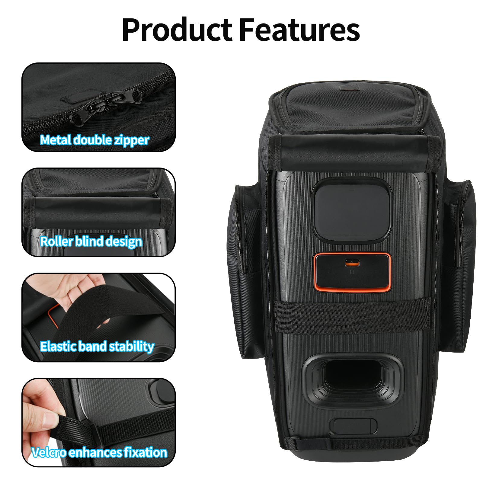 Funda antipolvo para altavoz JBL PartyBox Club120, funda de almacenamiento portátil para JBL PartyBox Club 120