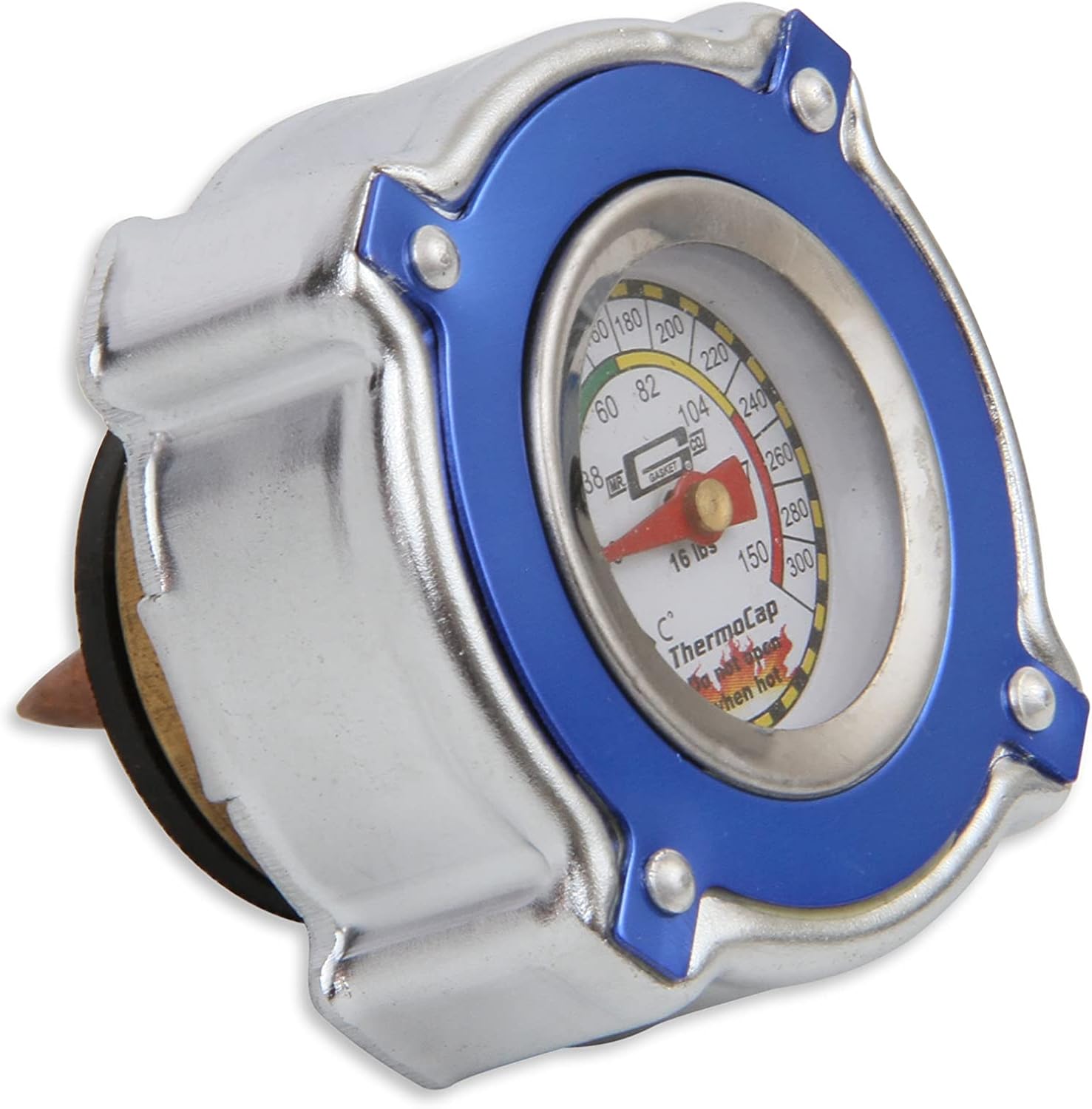 Mr. Gasket 2473B Import ThermoCap 16 PSI-BLUE